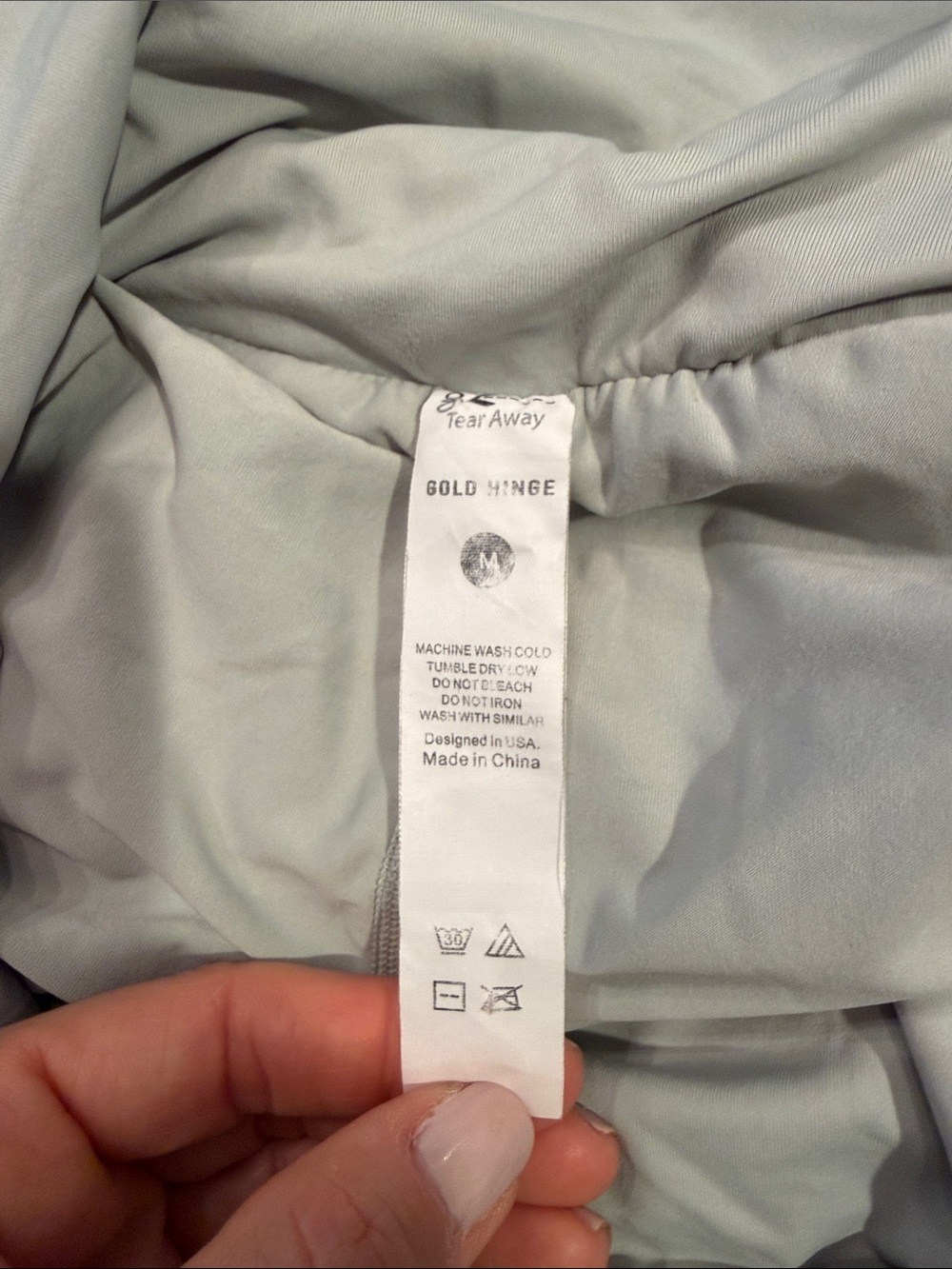 Goldhinge Light Sage Lounge Shorts with Drawstring - Picture 3 of 6